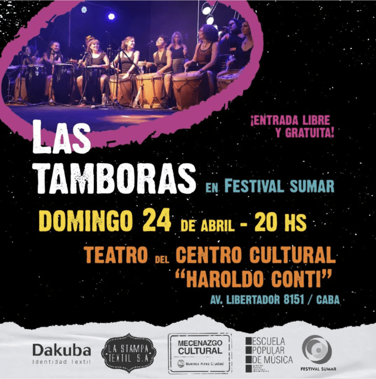 VJ Lux en Festival Sumar para las Tamboras